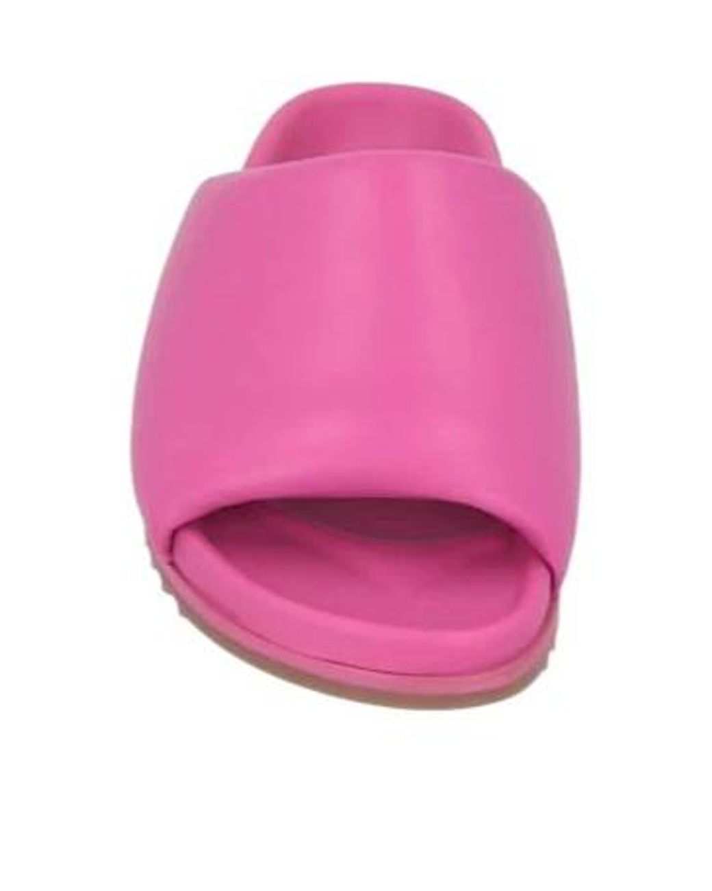 Rick Owens Pink Leather Flat Slippers