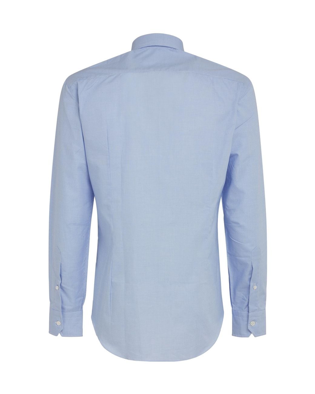 Salvatore Piccolo Blue Button-Up Long-Sleeved Shirt for men