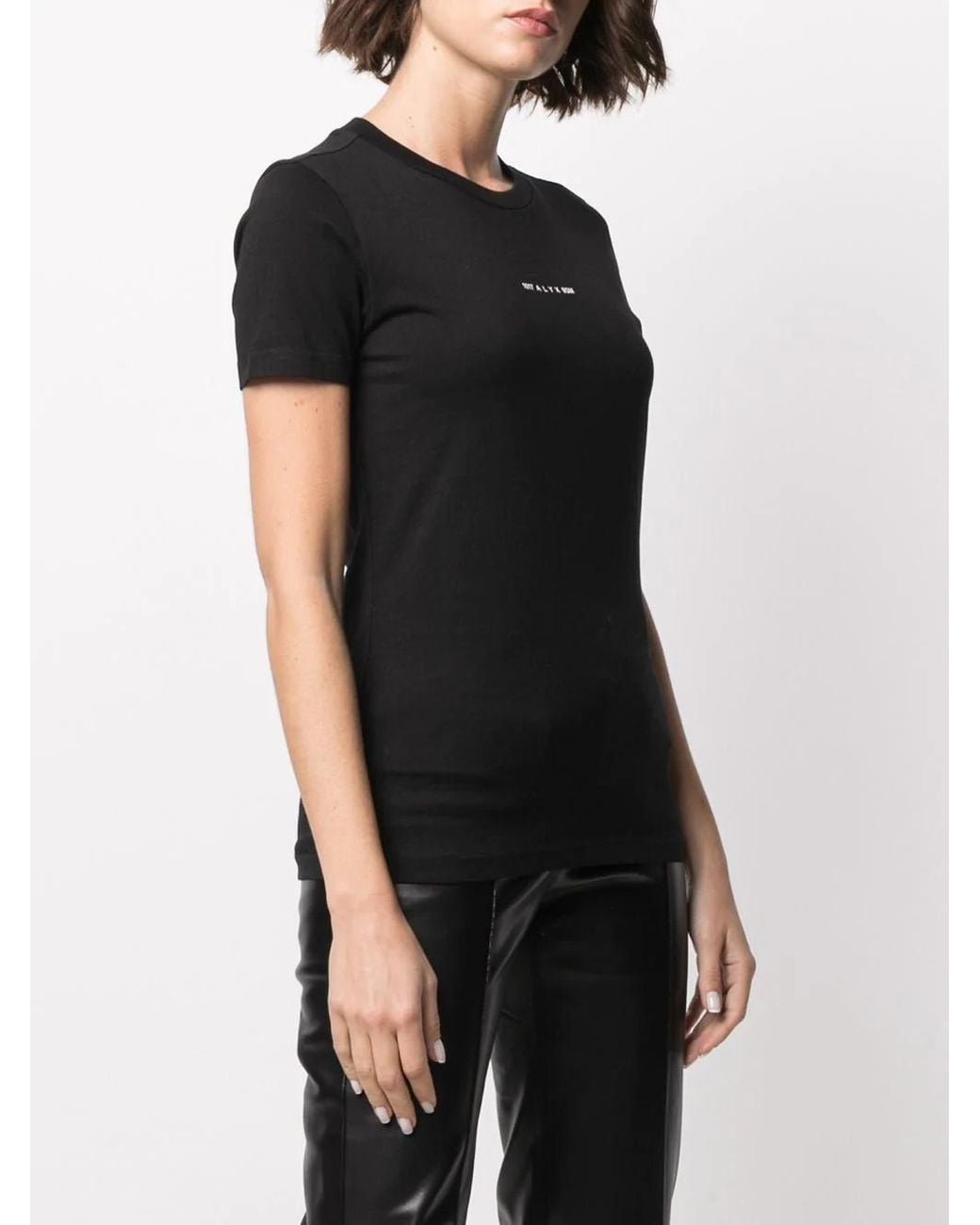 1017 ALYX 9SM Black 1017 9Sm Address Logo Printed T-Shirt