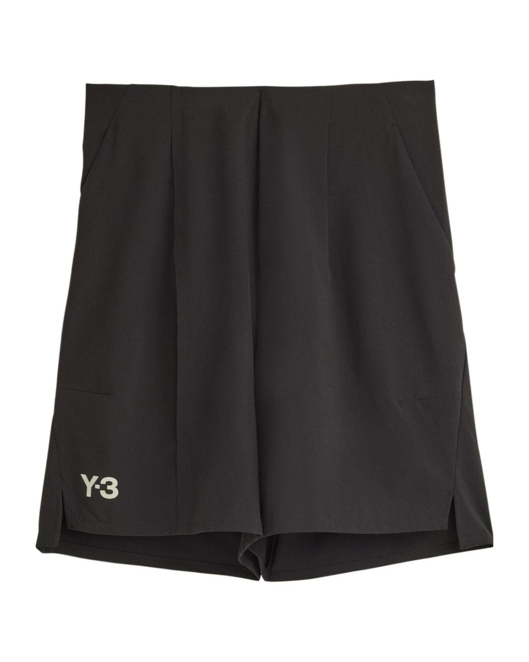 Y-3 Black Casual High-Waisted Shorts for men