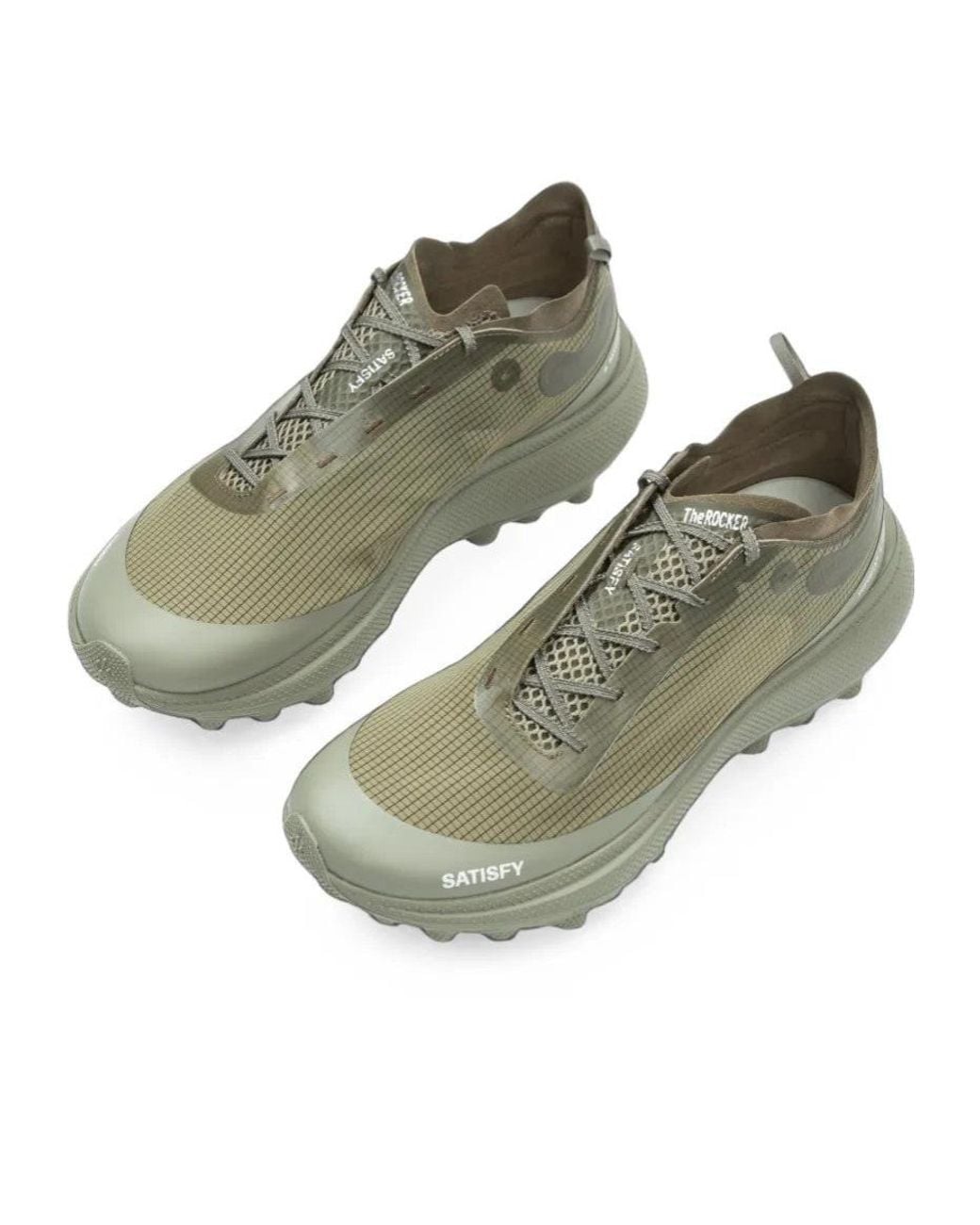Satisfy Green Lace-Up Sneakers for men
