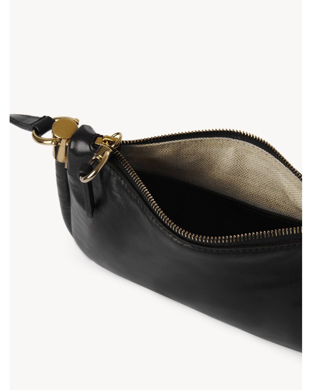 Chloé White Chloé Paraty 24 Zipped Mini Crossbody Bag