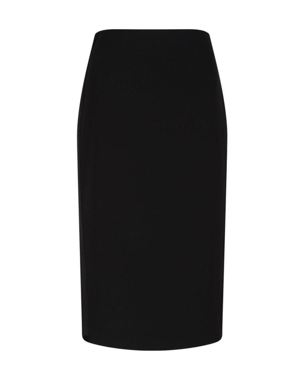 Elisabetta Franchi Black High-Waist Pencil Skirt