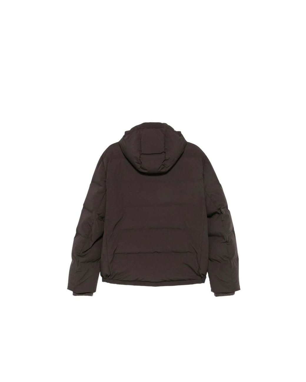Brunello Cucinelli Brown Hooded Puffer Jacket