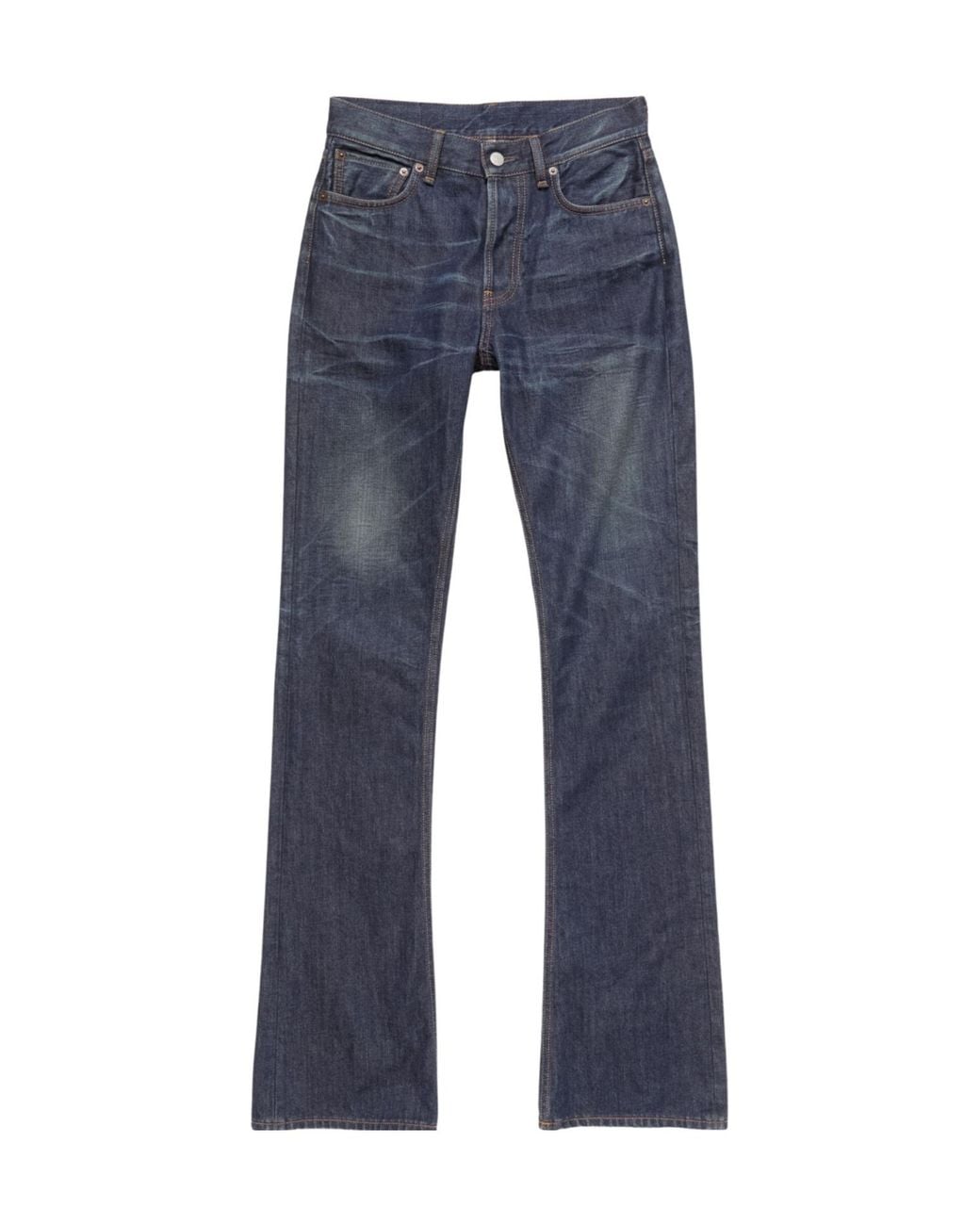 Acne Blue Belt Loop Jeans