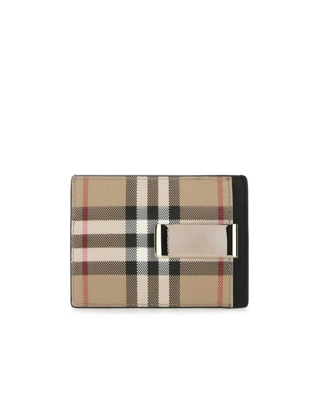 Burberry Black Vintage Check Cardholder for men