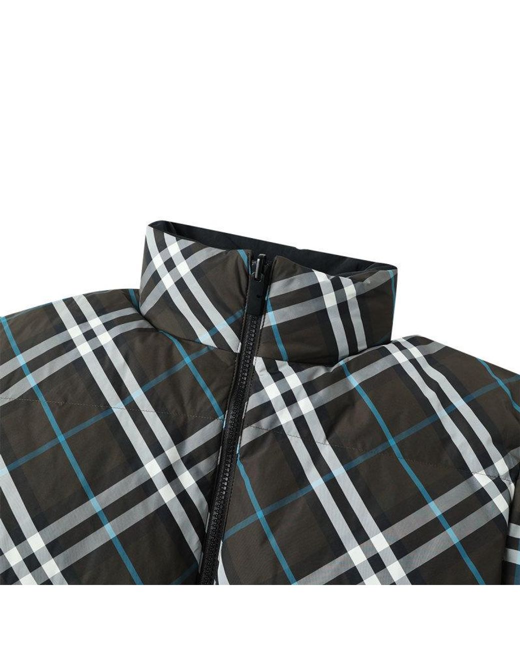 Burberry Multicolor Reversible Checked Puffer Jacket