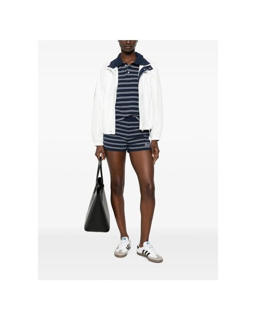 Sporty & Rich Blue Short-Sleeved Polo Shirt