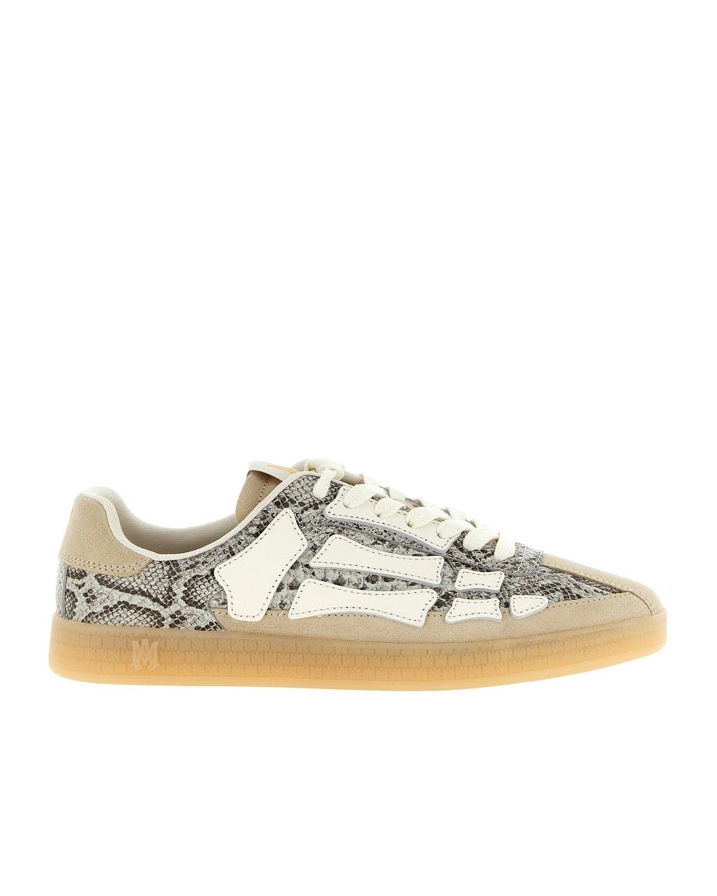 Amiri Natural Snake Pacific Bones Low-Top Sneakers for men