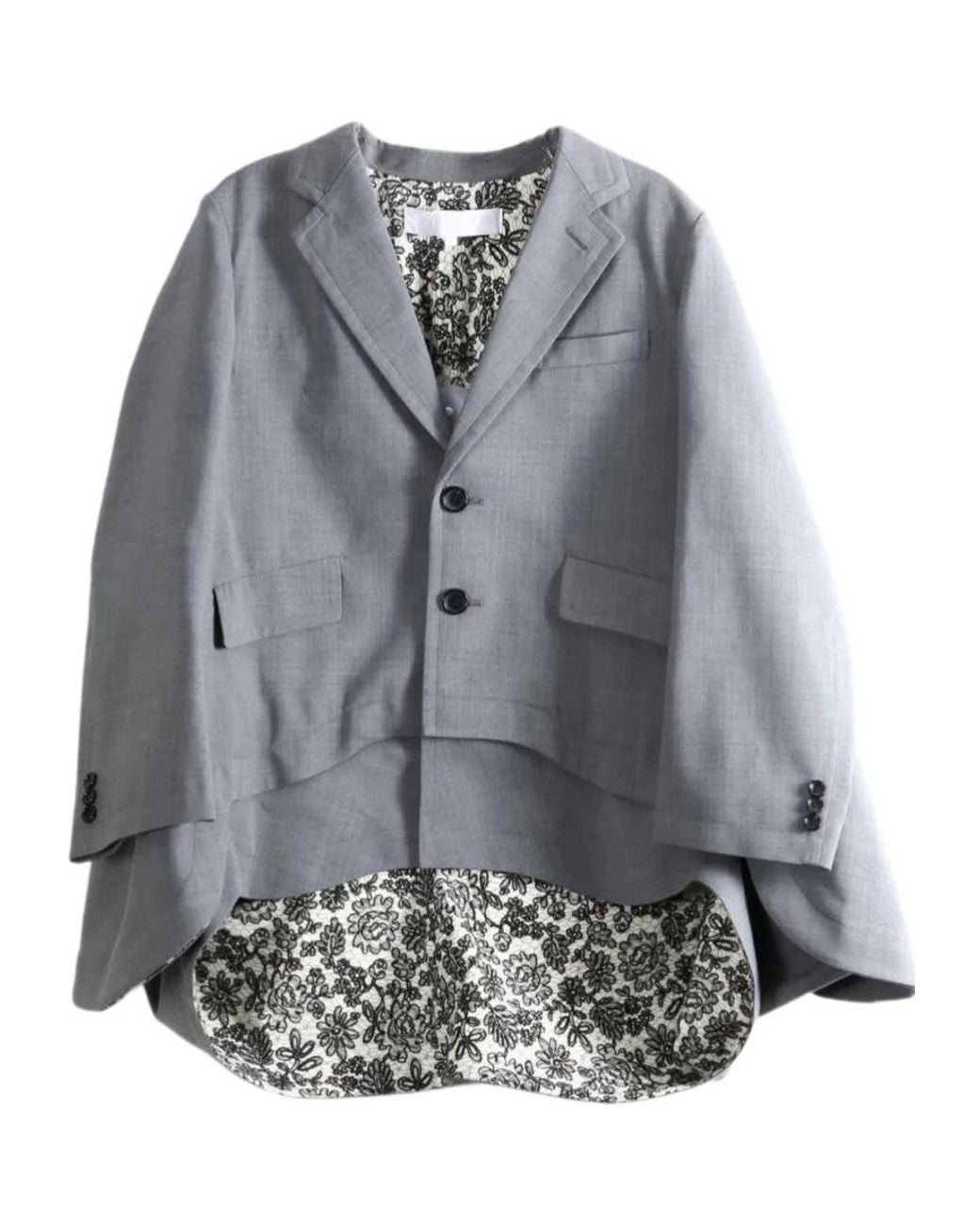 Comme des Garçons Gray Long-Sleeve Jacket