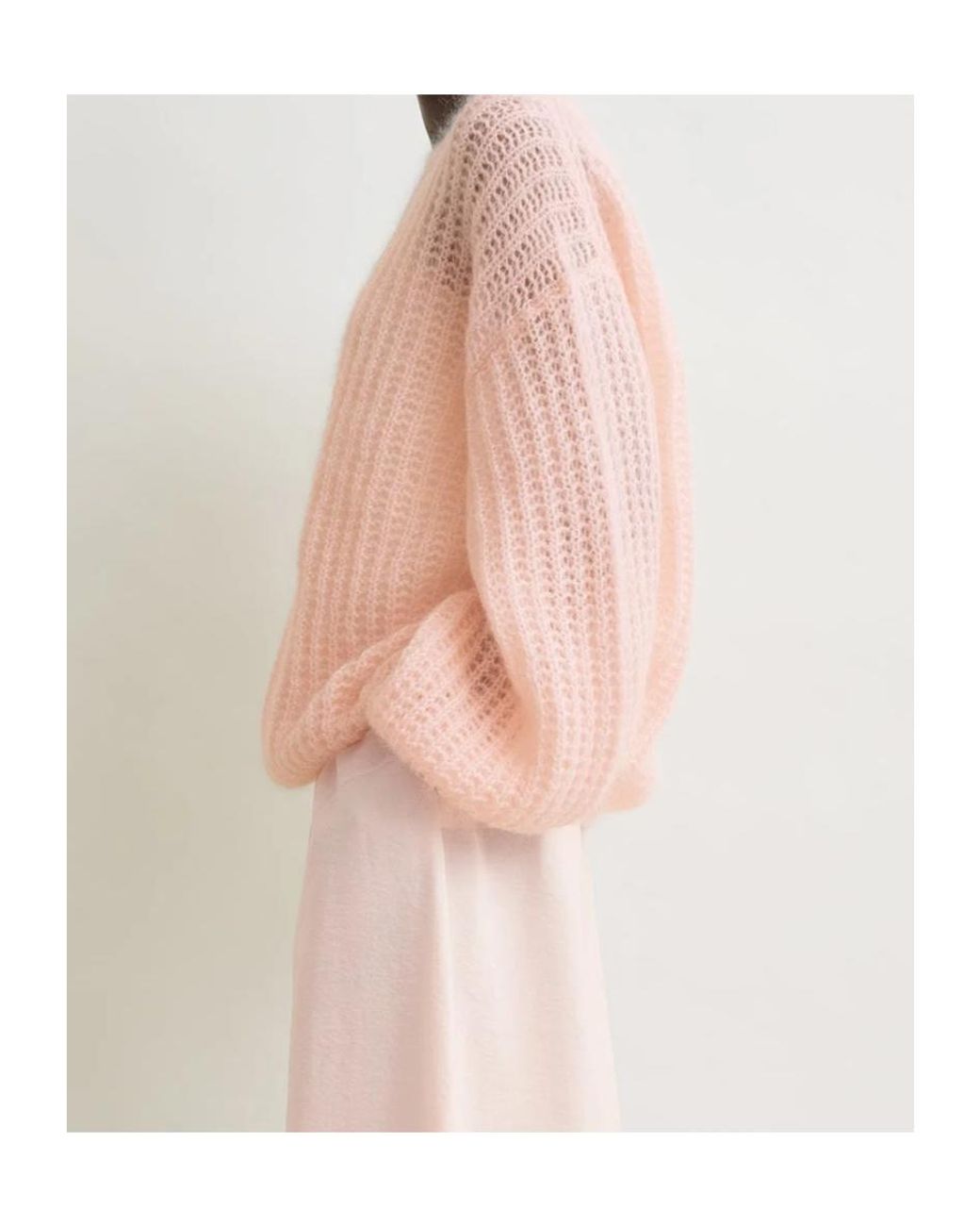Totême Pink Totême Puffed Knit Sweater