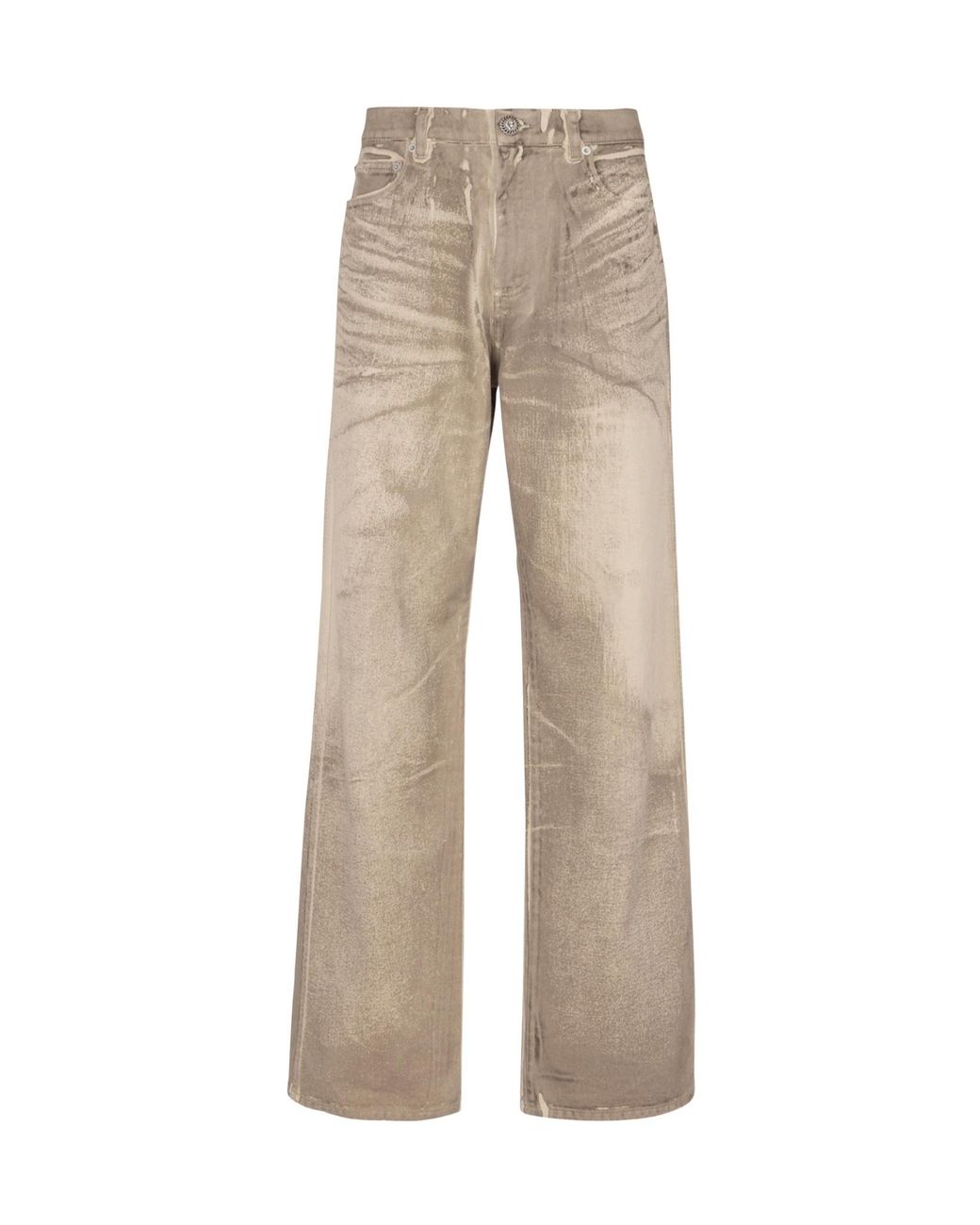 Balmain Natural Loose-Fit Denim Jeans for men