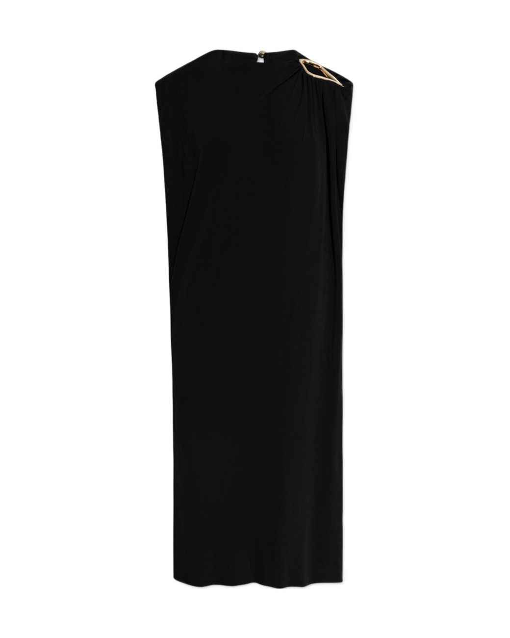 Lanvin Black Sleeveless Cutout Dress