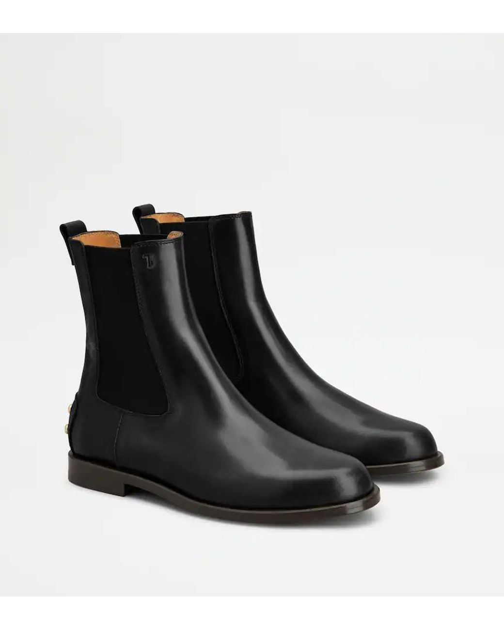 Tod's Black Studded Chelsea Boots