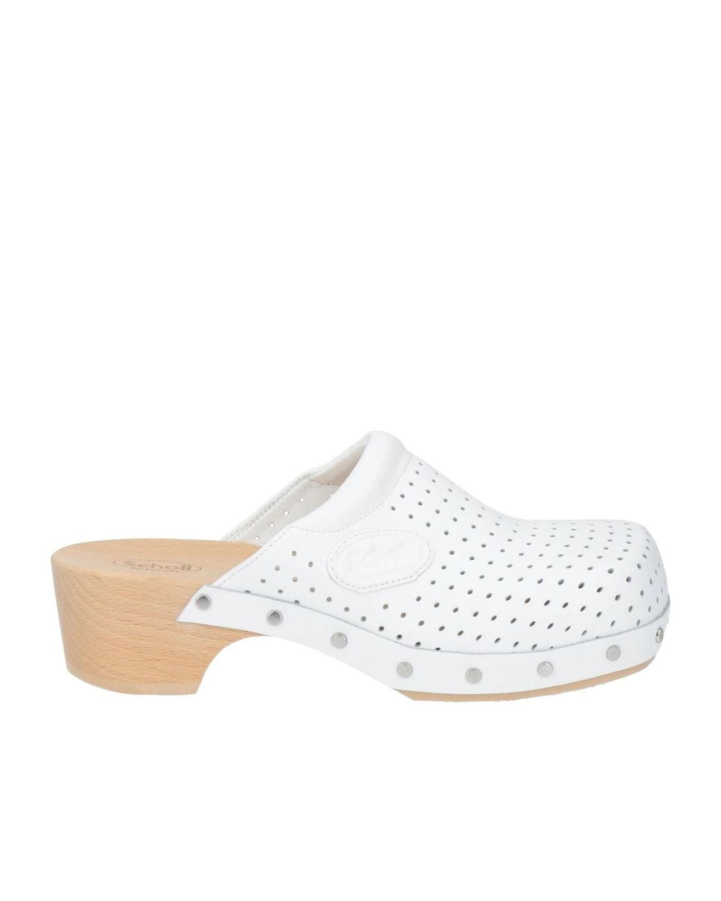 Balenciaga White Mules And Clogs