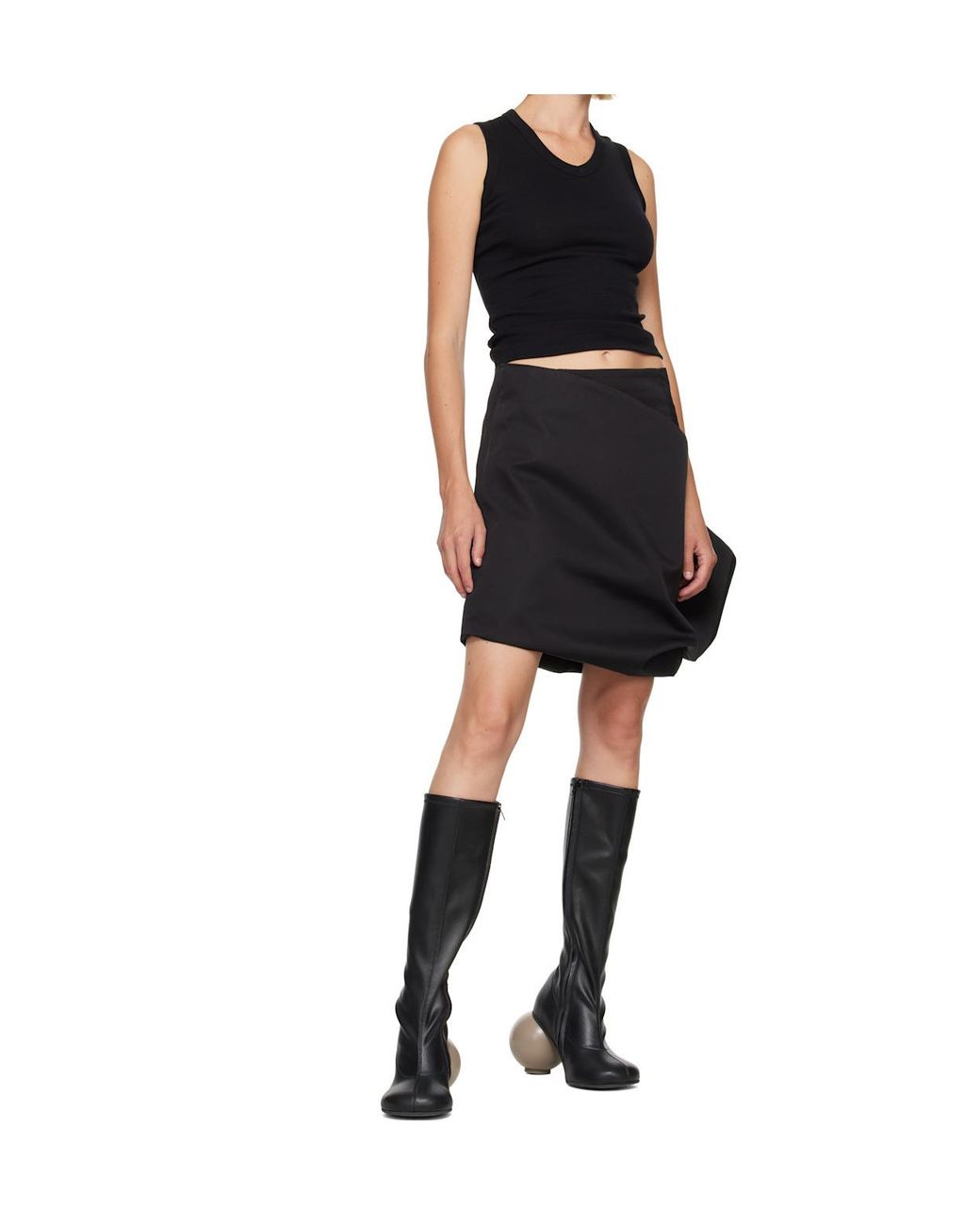 Yume Yume Black Ball High Boots