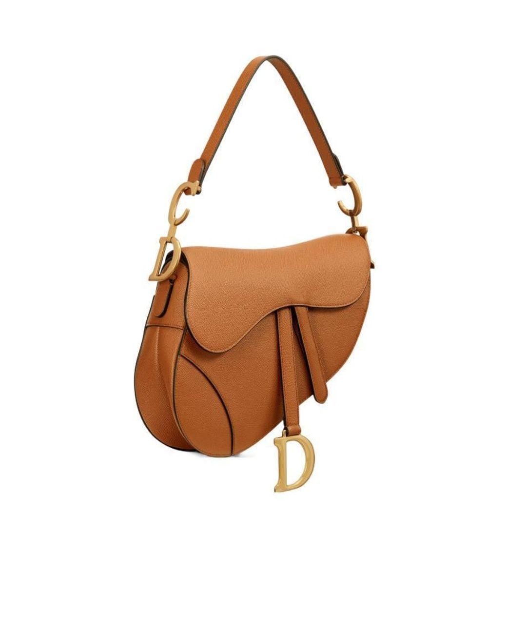 Dior Brown Saddle Bag With Strap