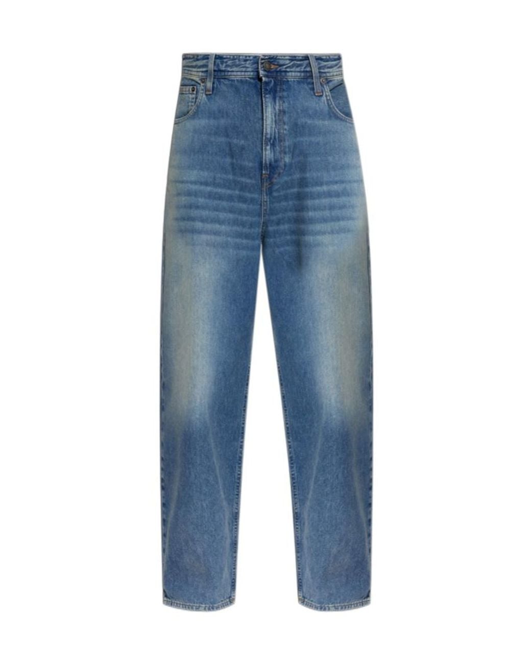 Haikure Blue Ray Wide-Leg Jeans for men