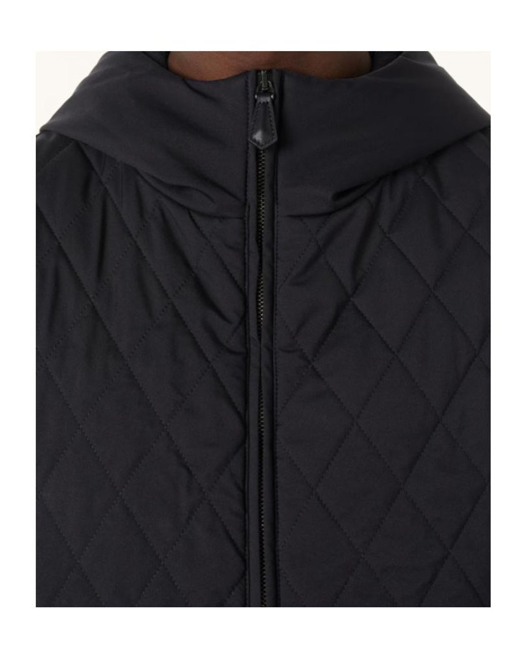 Loro Piana Black Hopton Bomber Jacket for men