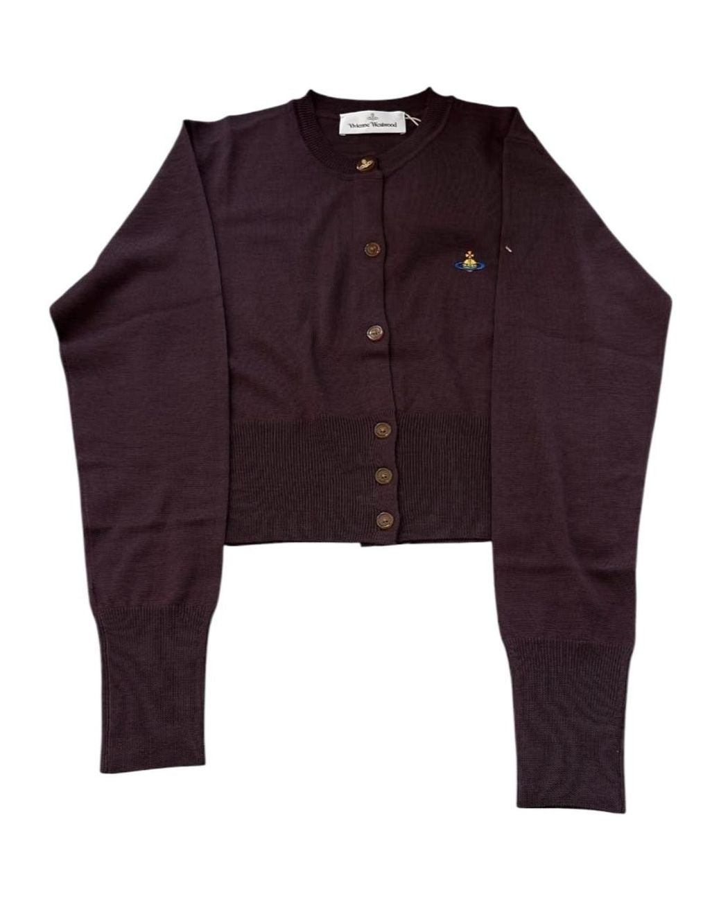 Vivienne Westwood Red Bea Cropped Cardigan