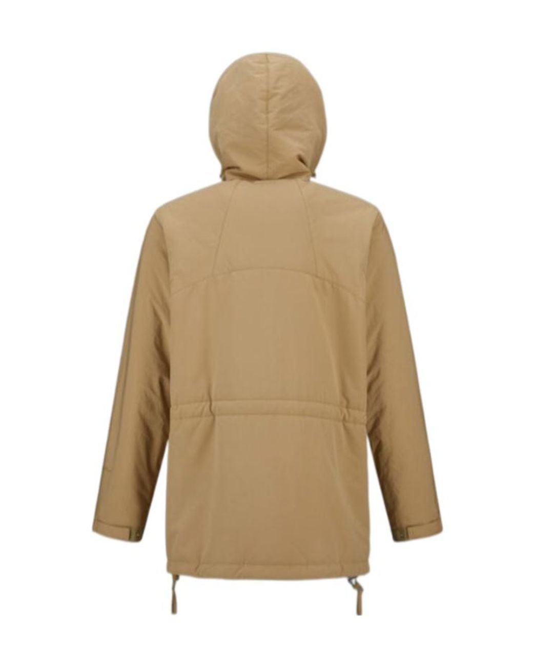 Herno Natural Drawstring Padded Hooded Jacket for men