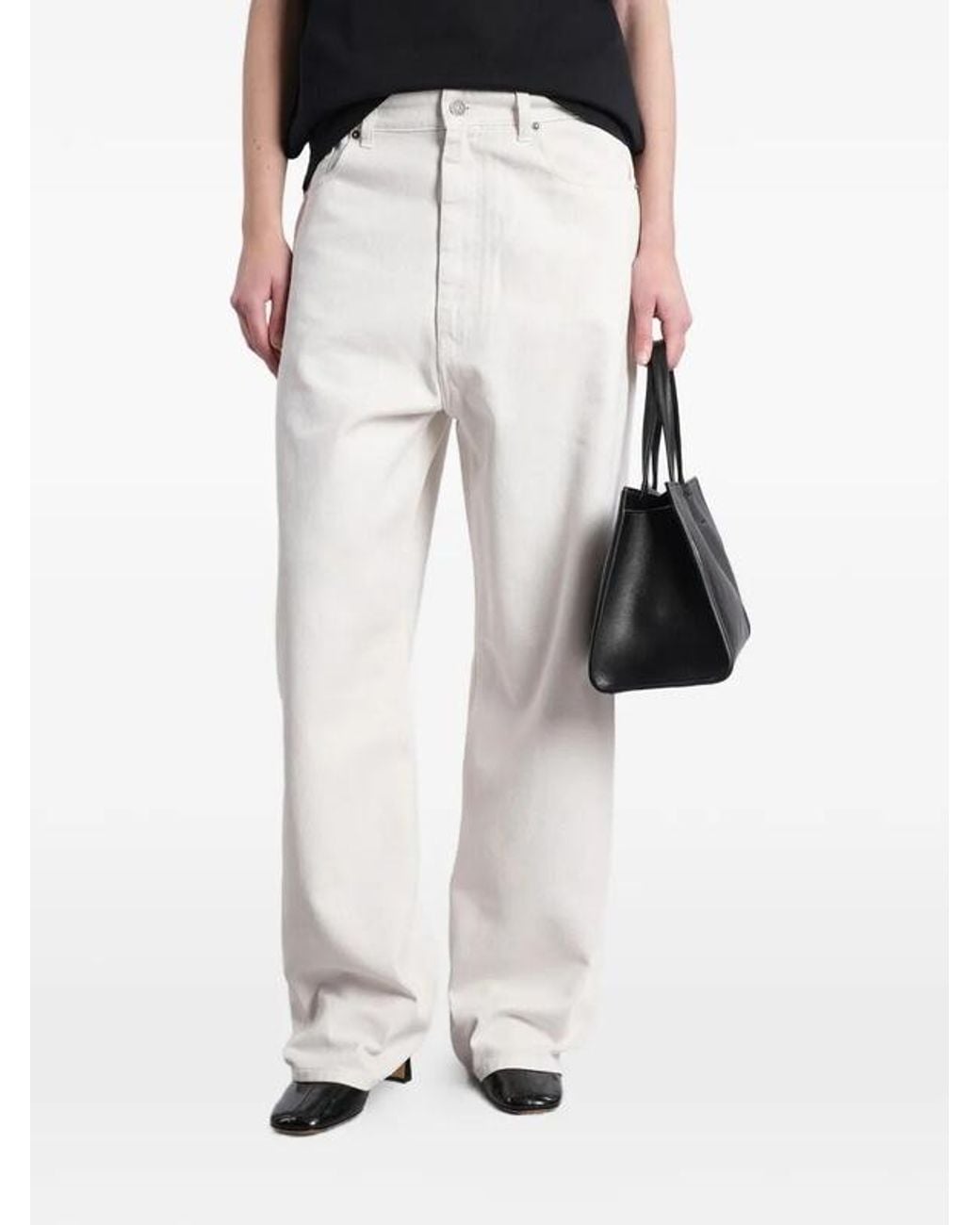 Phoebe Philo White Low-Rise Jeans