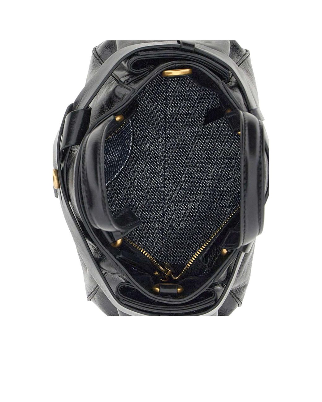 Gianni Chiarini Black Miranda Top Handle Tote Bag