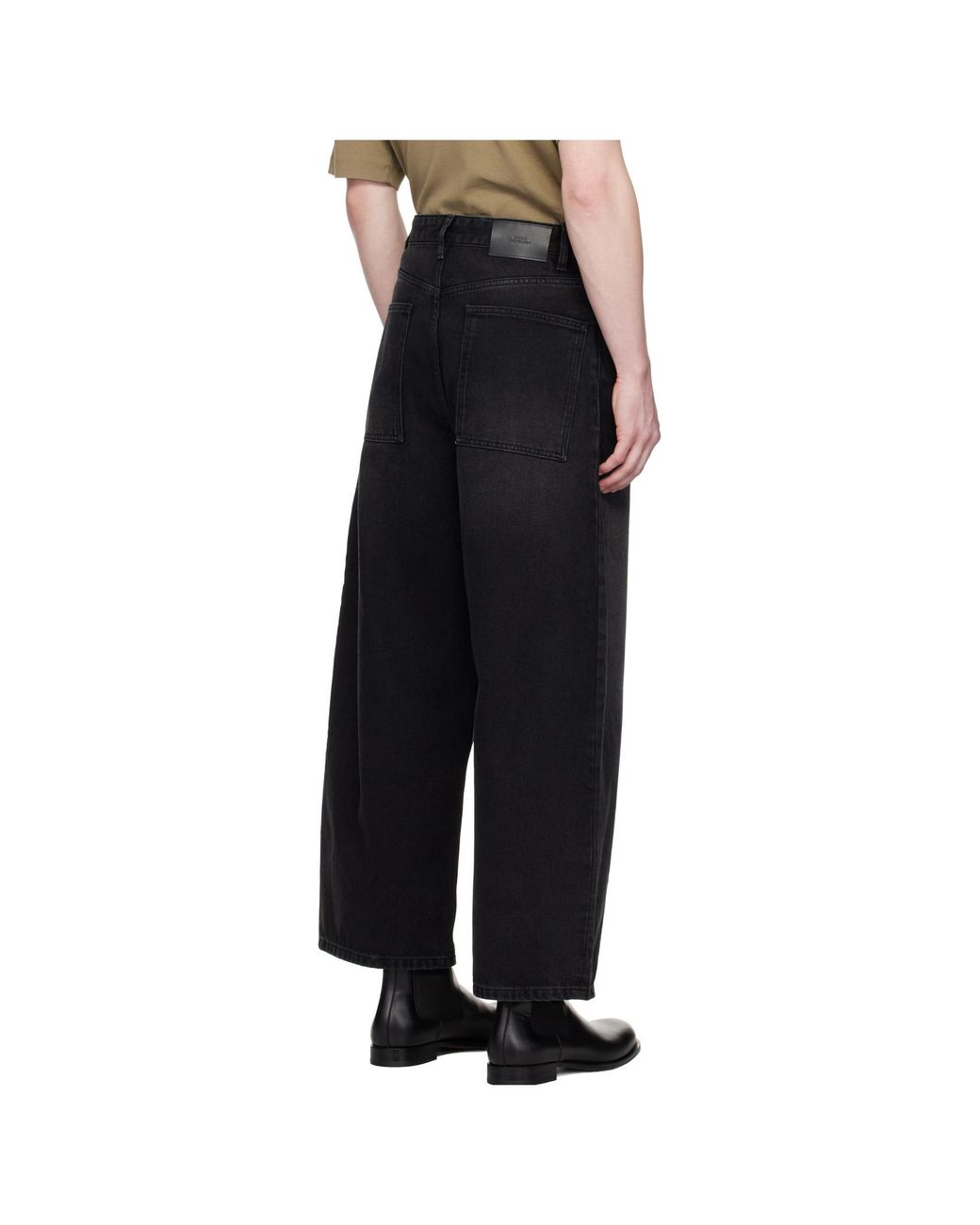 Studio Nicholson Black Paolo Balloon Jeans for men