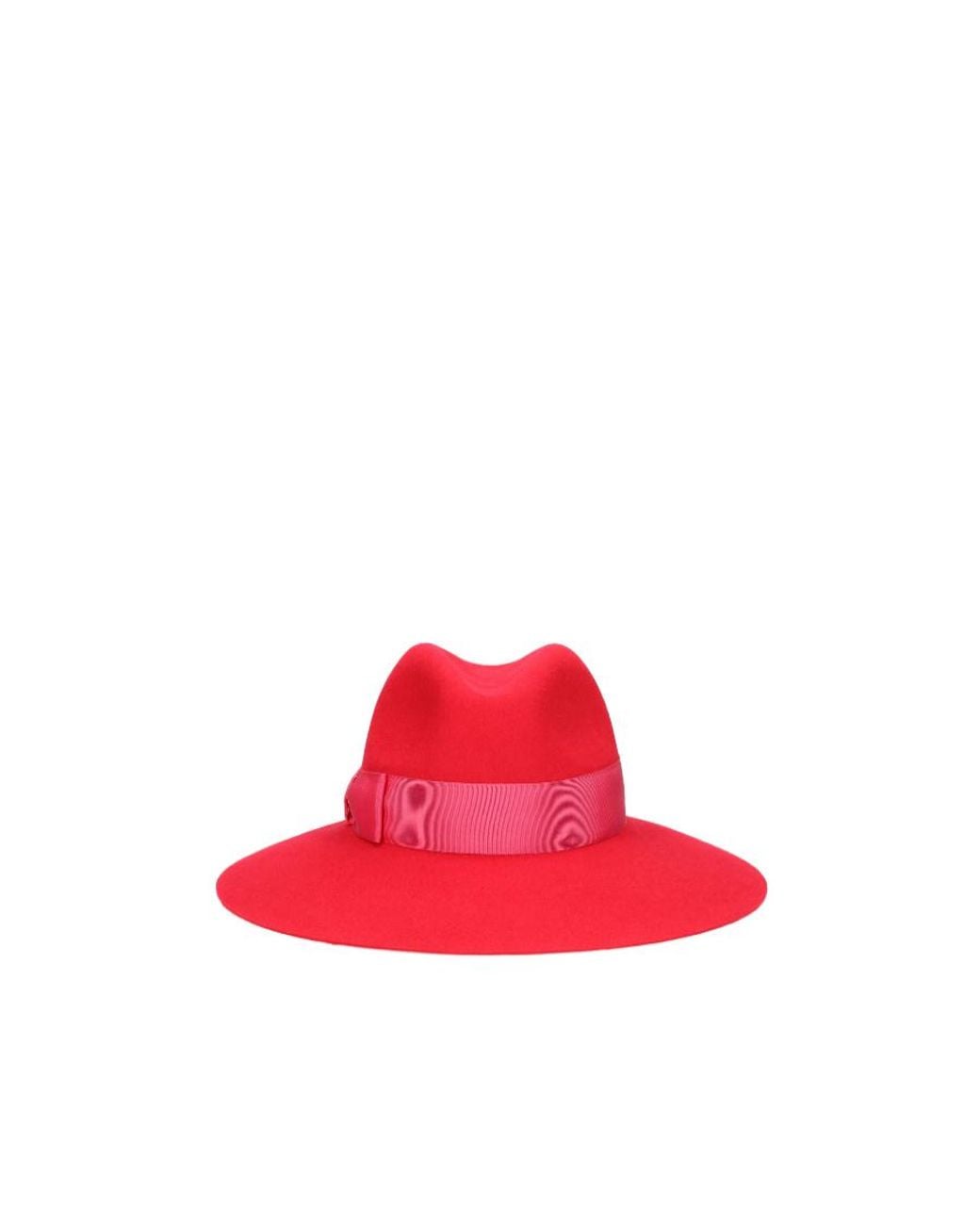 Borsalino Red Sophie Brushed Hat