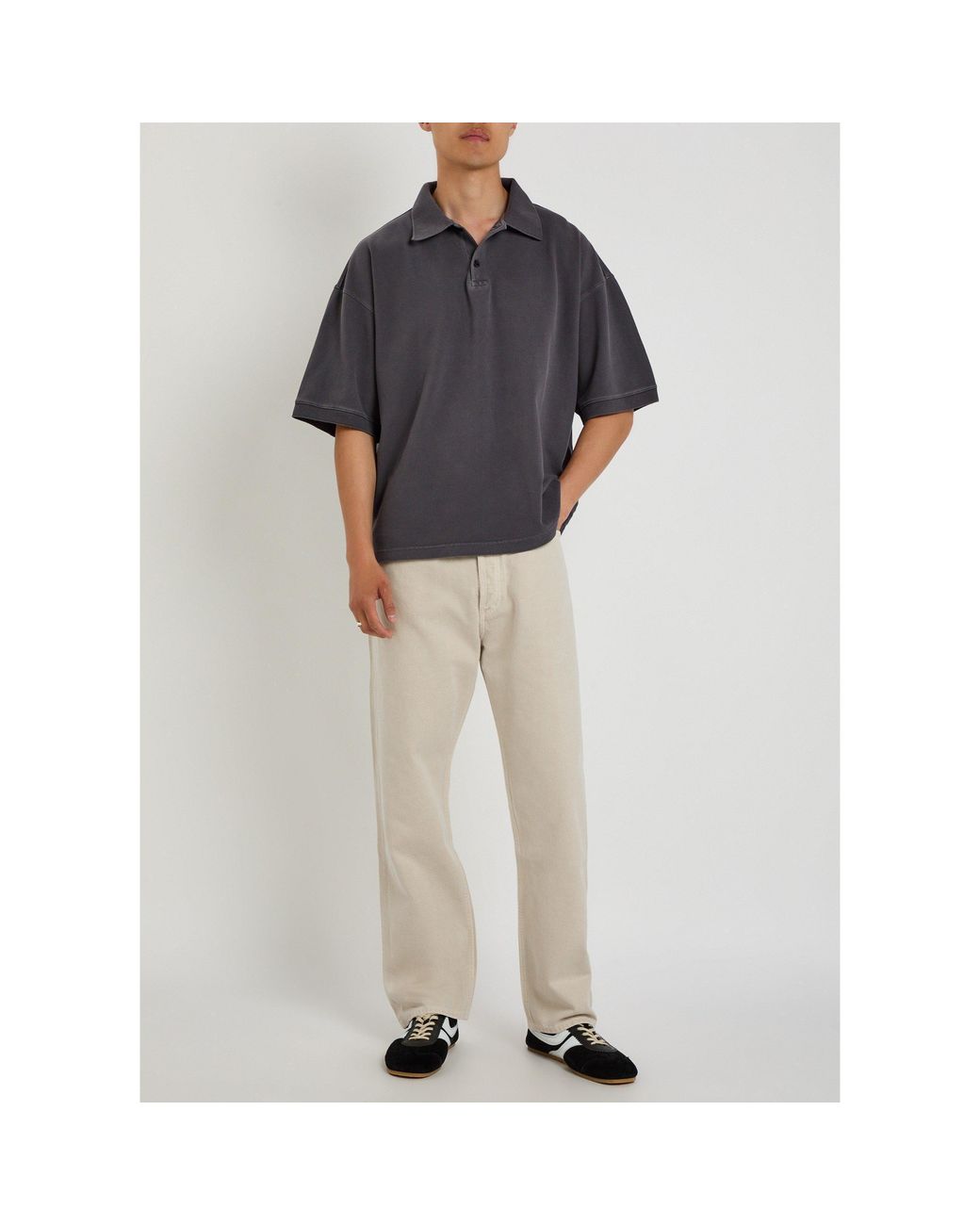 Agolde Natural Mid-Rise Straight-Leg Trousers for men