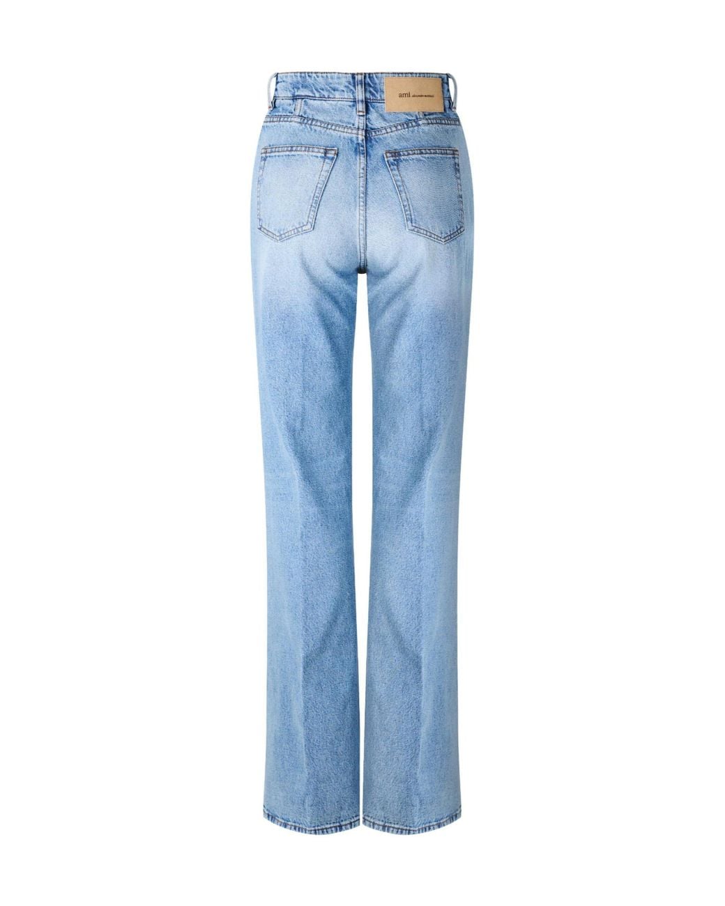 AMI Blue Slightly Flared Jeans