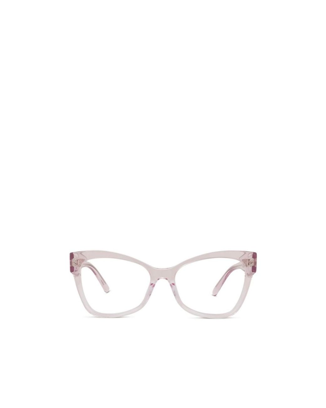 Stella McCartney White Eyewear Cat-Eye Frame Glasses
