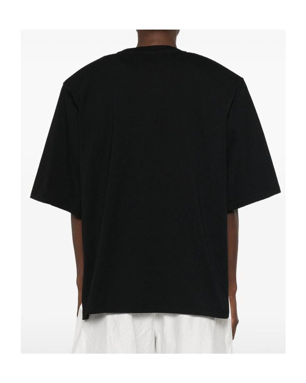 Frankie Shop Black Crew-Neck T-Shirt