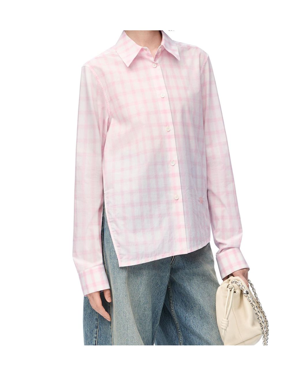 Loewe Pink Checked Shirt