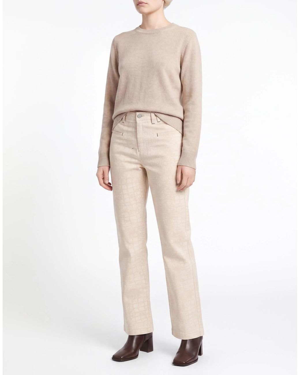Jacquemus Natural Straight-Leg Jeans