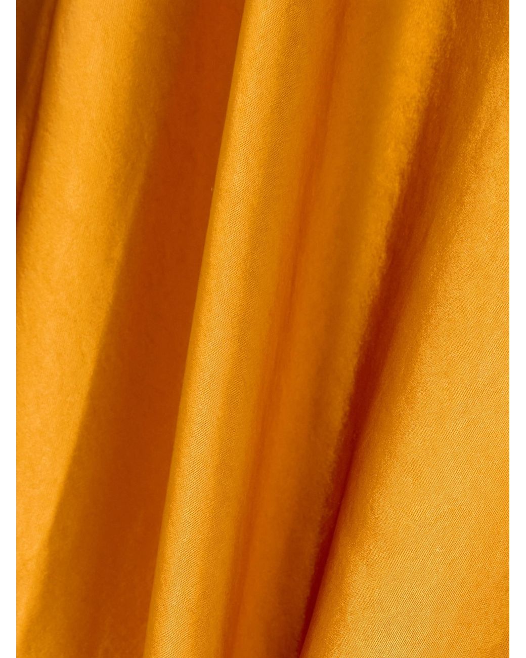 Self-Portrait Orange Romantic Satin Slip Dress