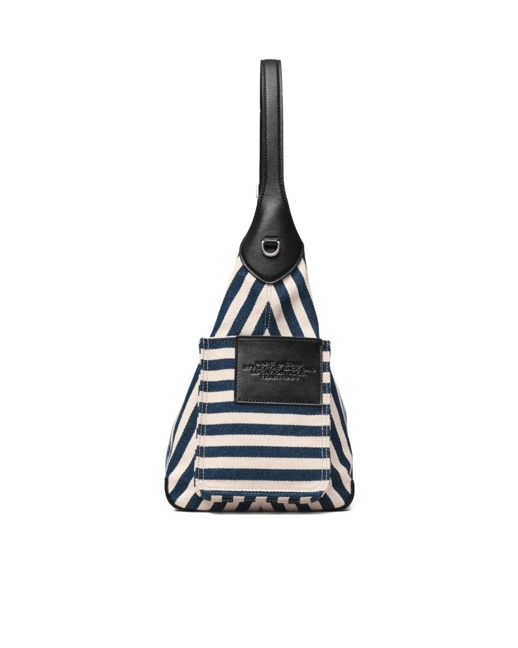 Marc Jacobs Black The Stripe Belted Sack Bag
