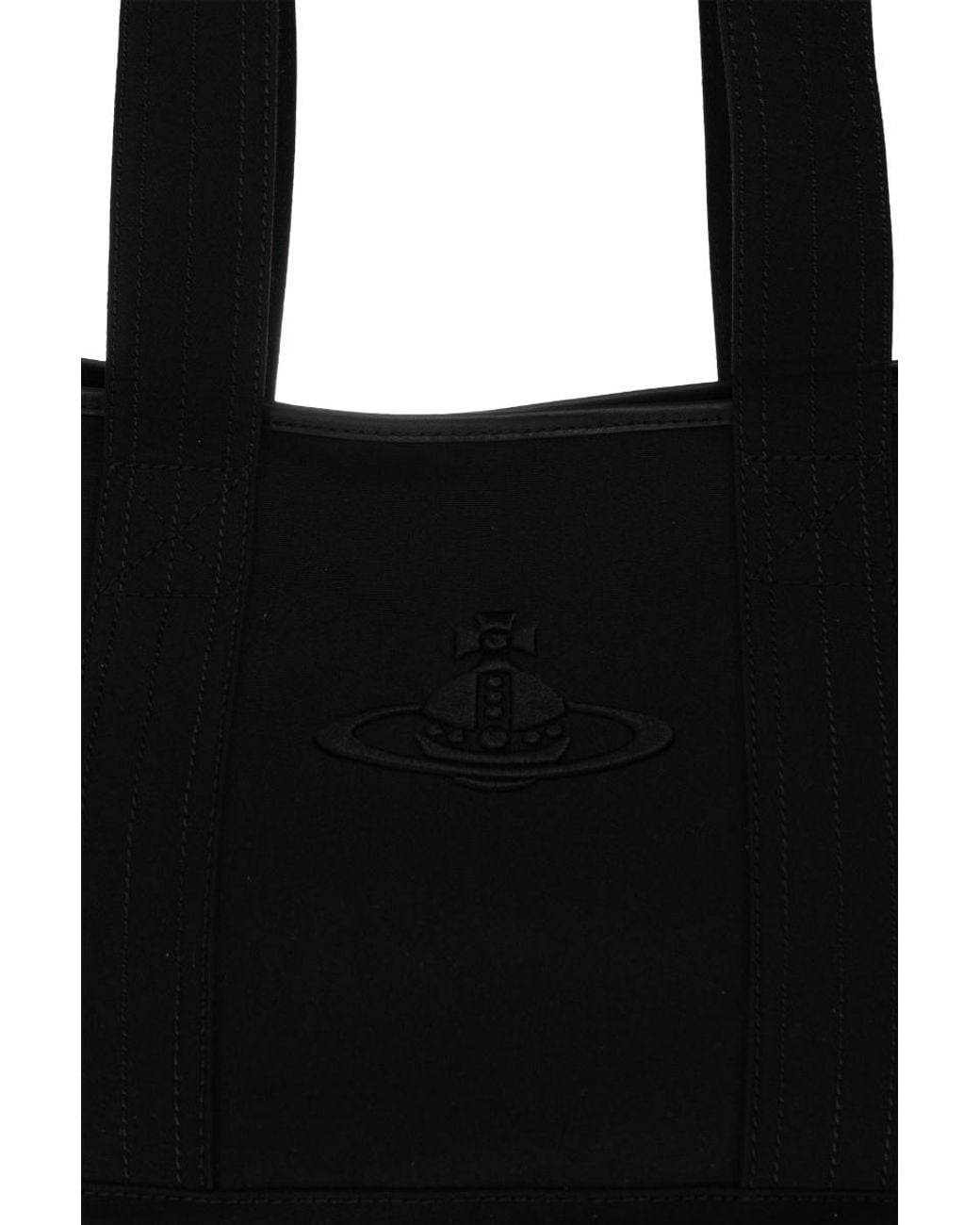 Vivienne Westwood Black Grant Small Tote