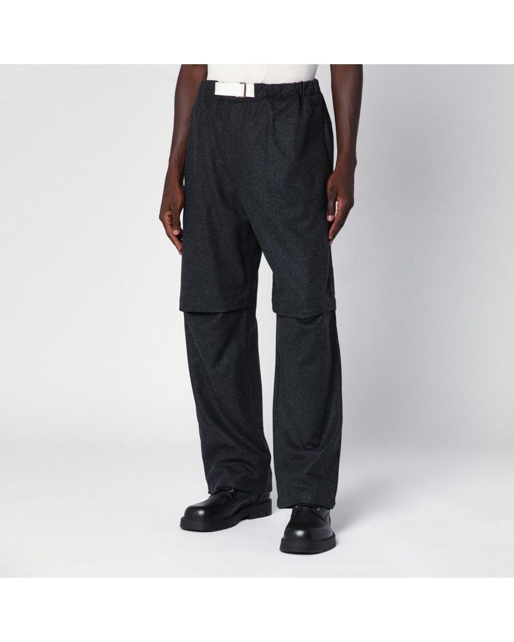 DARKPARK Black Jordan Relaxed Fit Pants for men