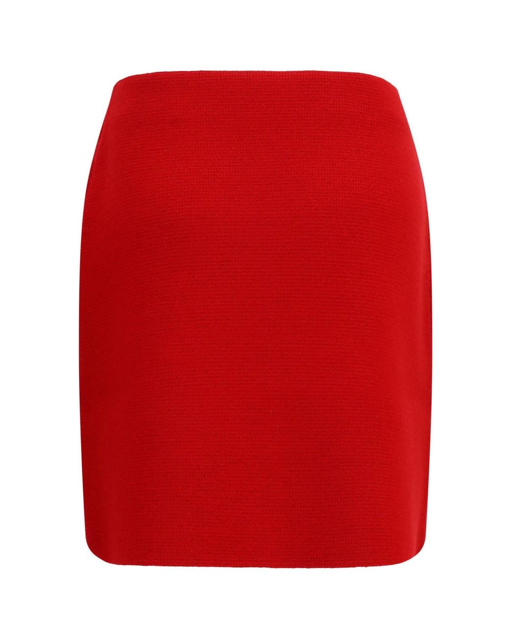Fabiana Filippi Red Elastic-Waist Mini Skirt