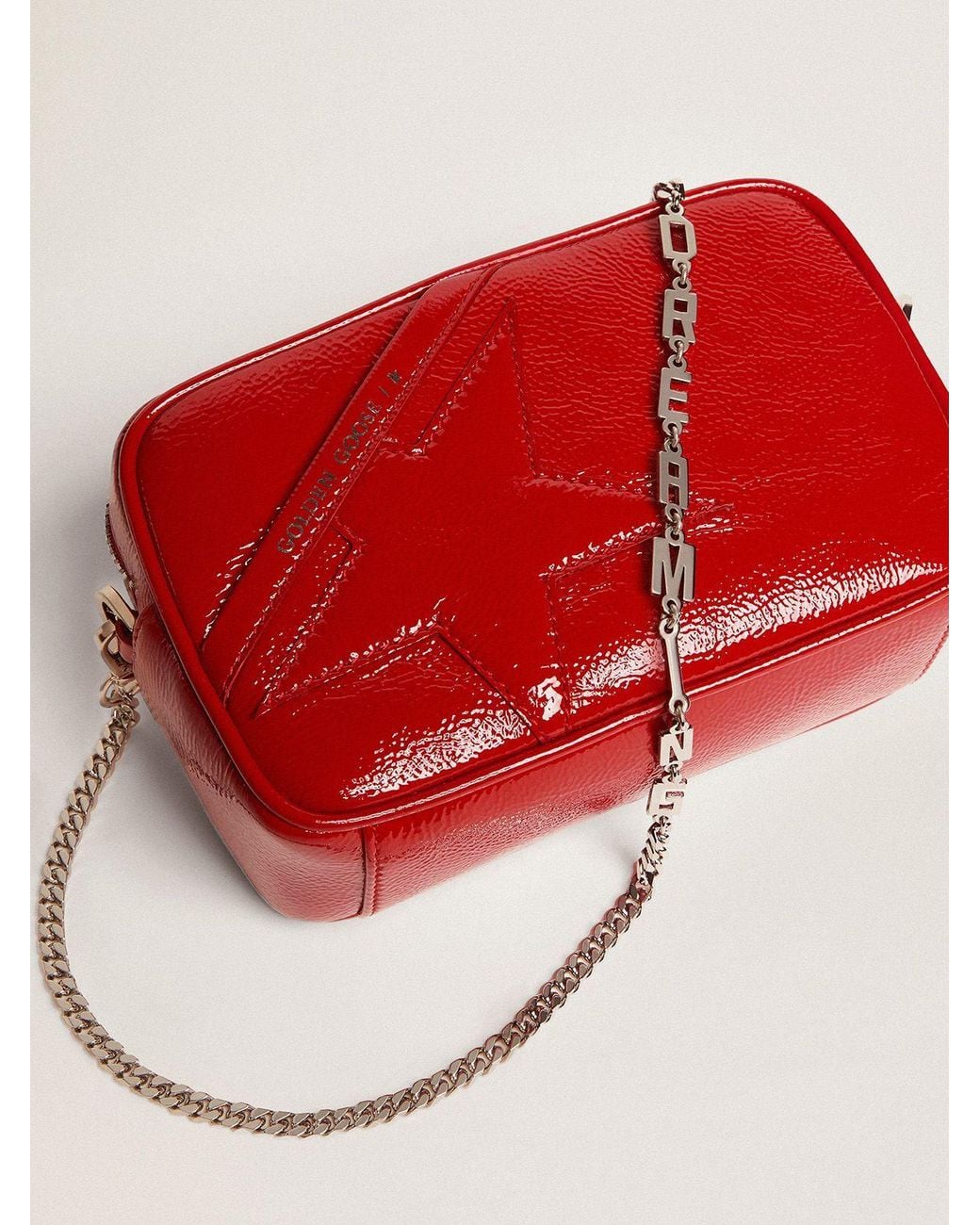 Golden Goose Deluxe Brand Red Star Patch Crossbody Bag