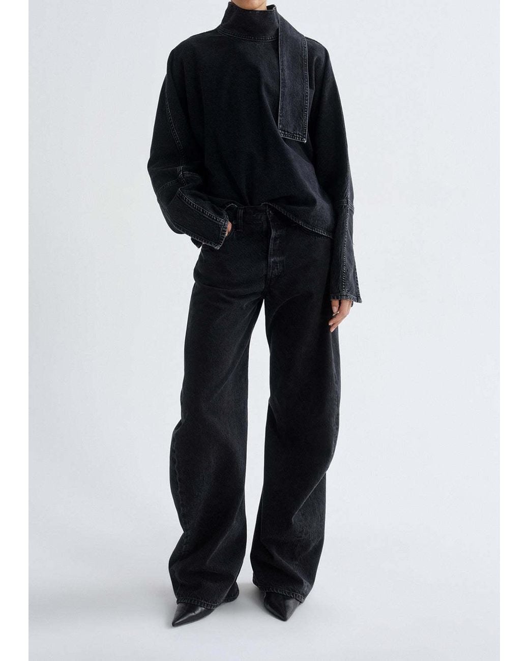 Agolde Black Spiral Jeans