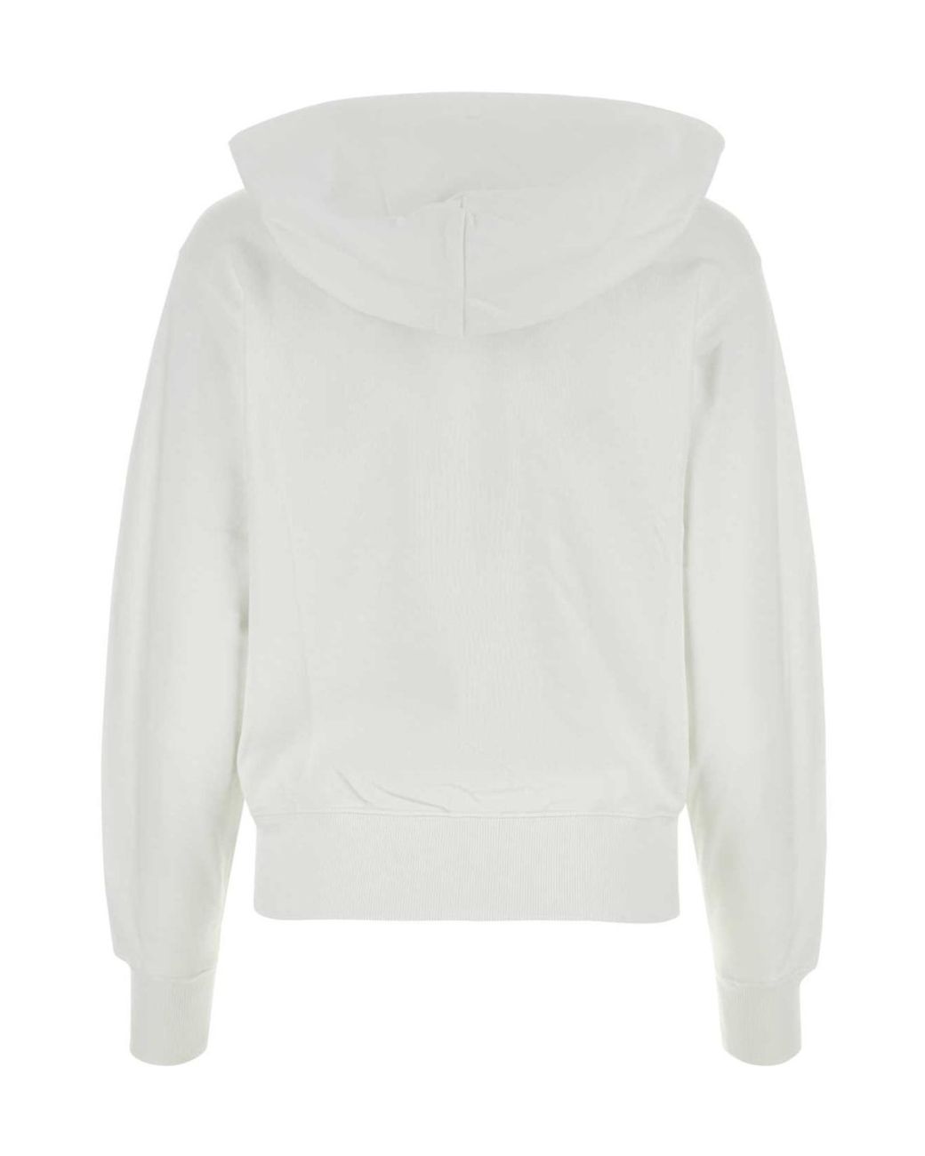 KENZO White Logo Printed Drawstring Hoodie