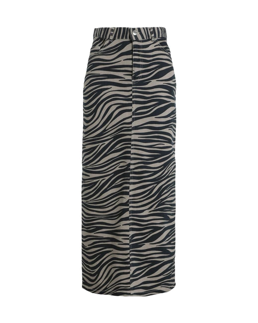 MAX&Co. Gray Denim Skirts