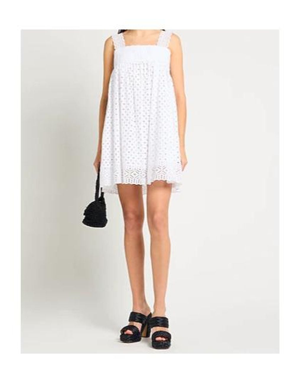 Tory Burch White Short Dresses