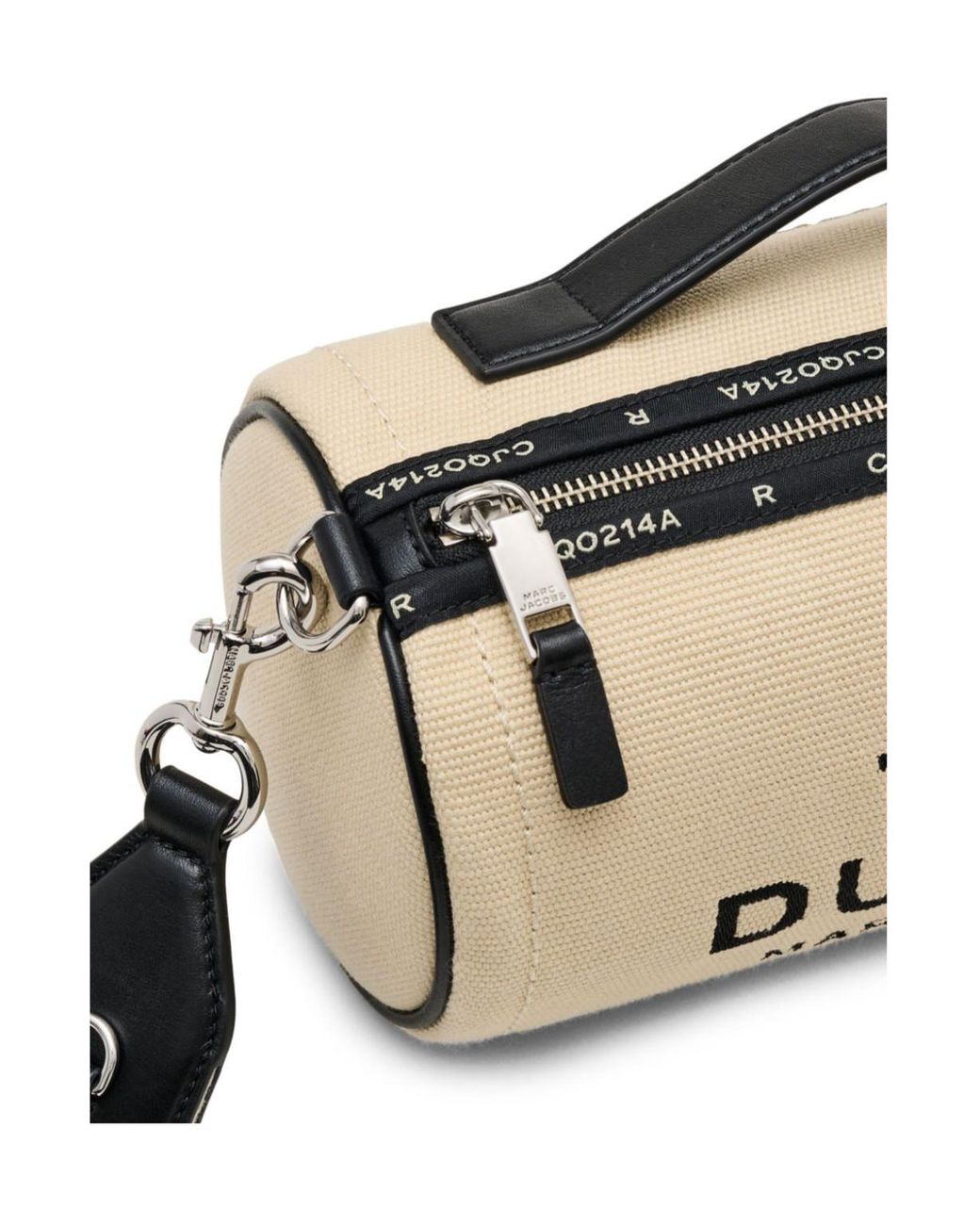 Marc Jacobs Black The Jacquard Zipped Duffle Bag