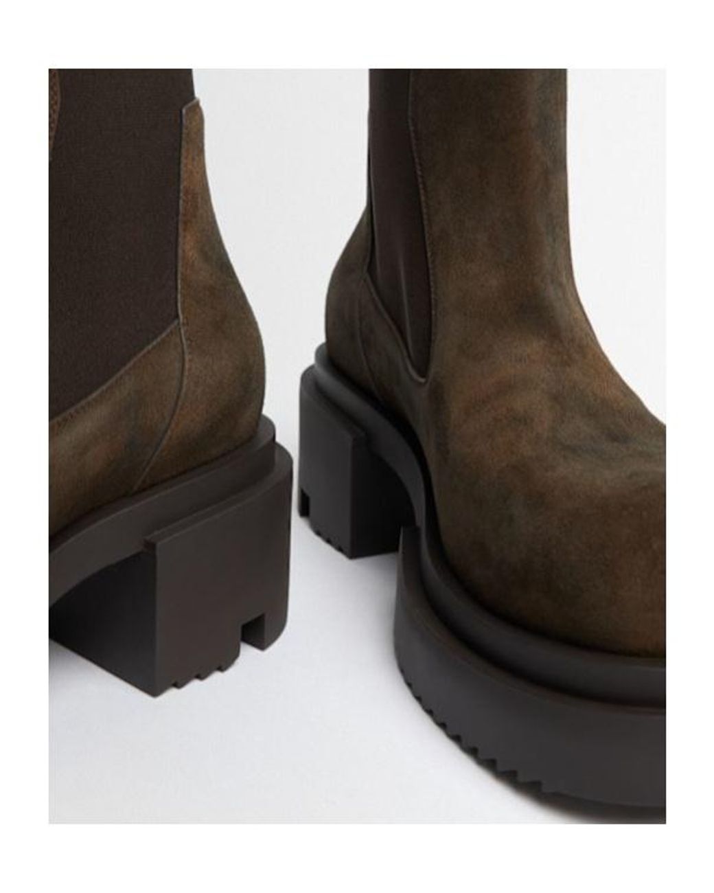 Rick Owens Multicolor Beatle Bogun Suede Boots for men