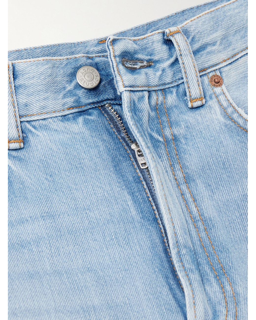 Acne Blue Relaxed Fit Jeans
