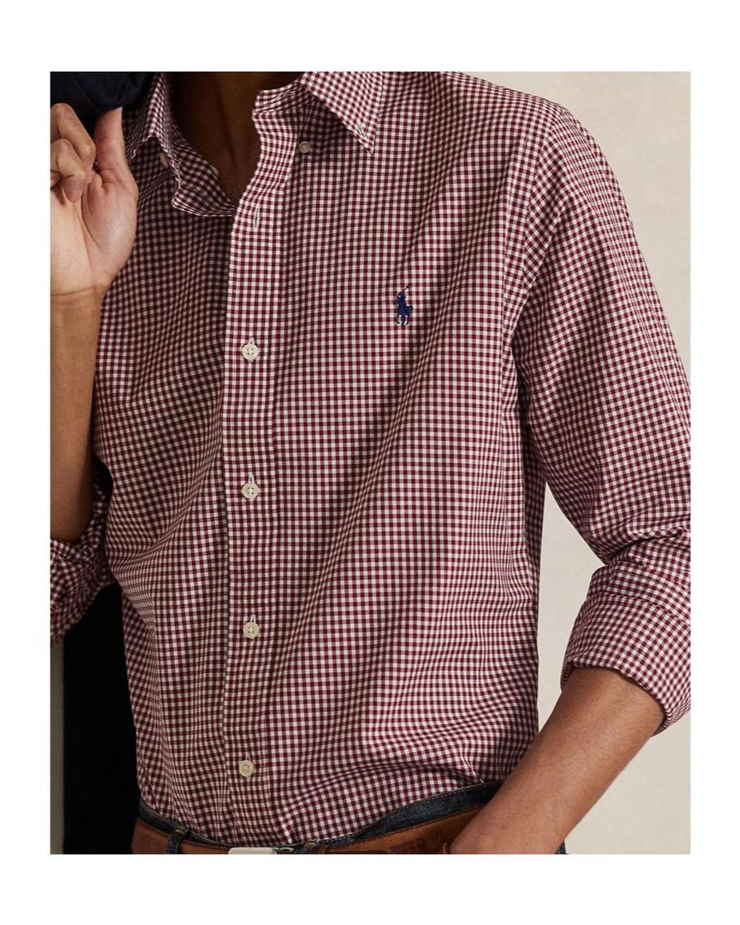 Polo Ralph Lauren Purple Checked Button-Down Shirt for men