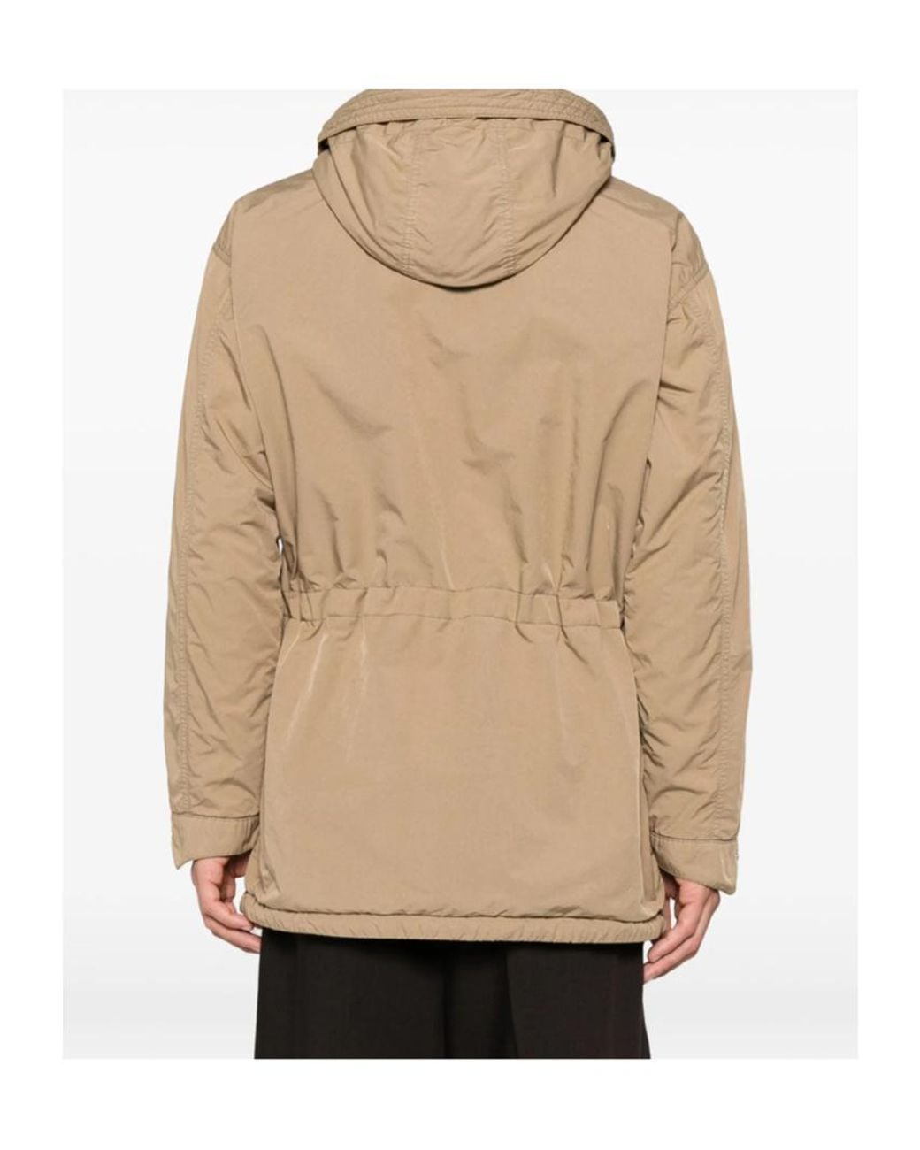 Aspesi Natural Boom Winter Hooded Parka Jacket for men